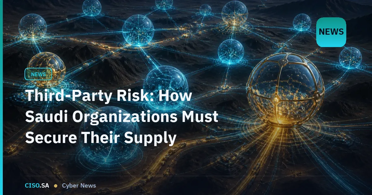 Third-Party Risk: How Saudi Organizations Must Secure Their Supply Chains in 2026