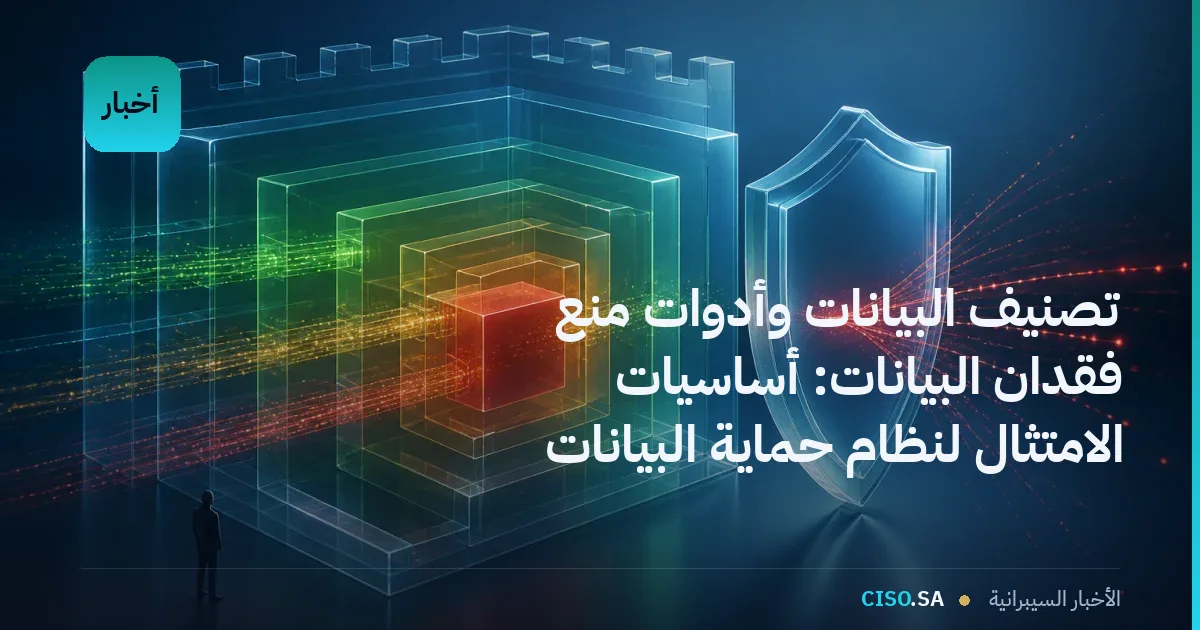 تصنيف البيانات وأدوات منع فقدان البيانات: أساسيات الامتثال لنظام حماية البيانات الشخصية السعودي