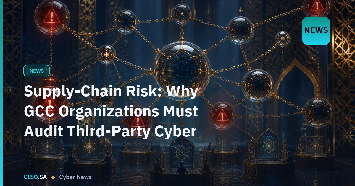 Supply-Chain Risk: Why GCC Organizations Must Audit Third-Party Cyber Controls