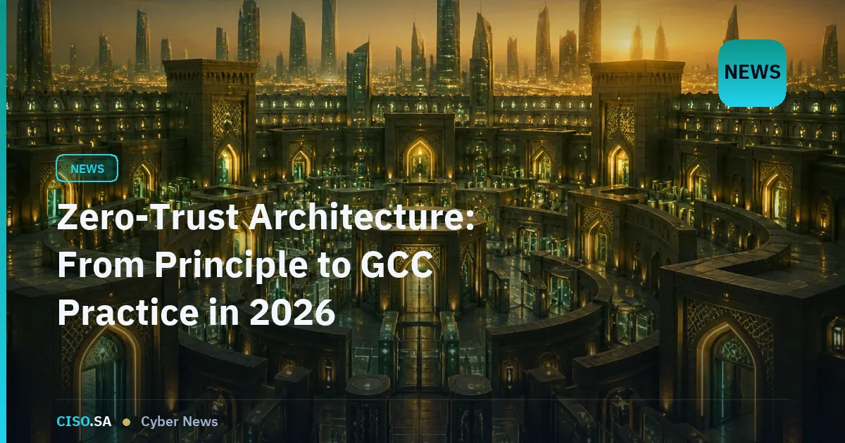 Zero-Trust Architecture: From Principle to GCC Practice in 2026