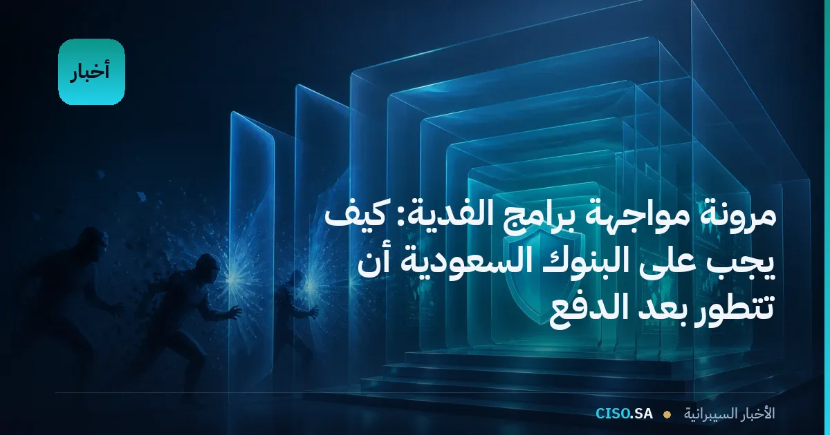 مرونة مواجهة برامج الفدية: كيف يجب على البنوك السعودية أن تتطور بعد الدفع