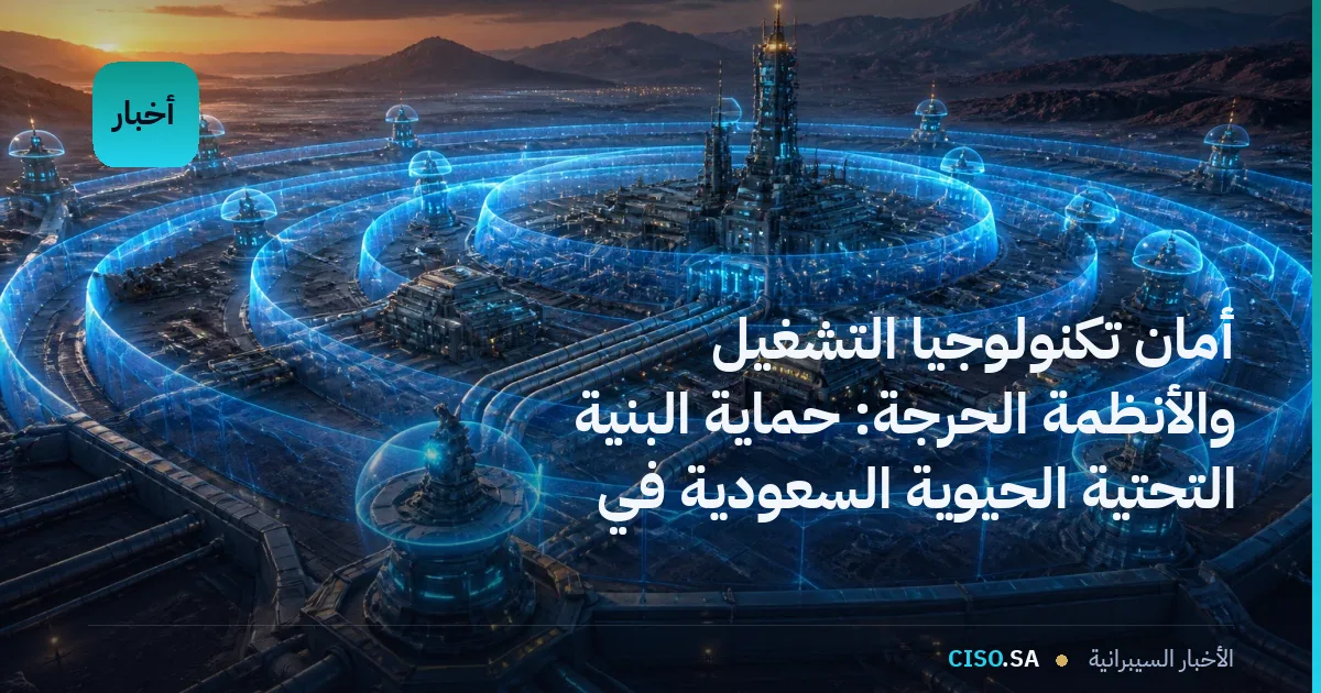 أمان تكنولوجيا التشغيل والأنظمة الحرجة: حماية البنية التحتية الحيوية السعودية في 2026