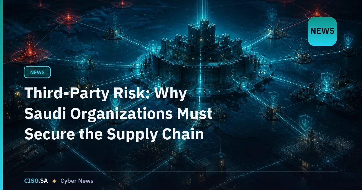 Third-Party Risk: Why Saudi Organizations Must Secure the Supply Chain
