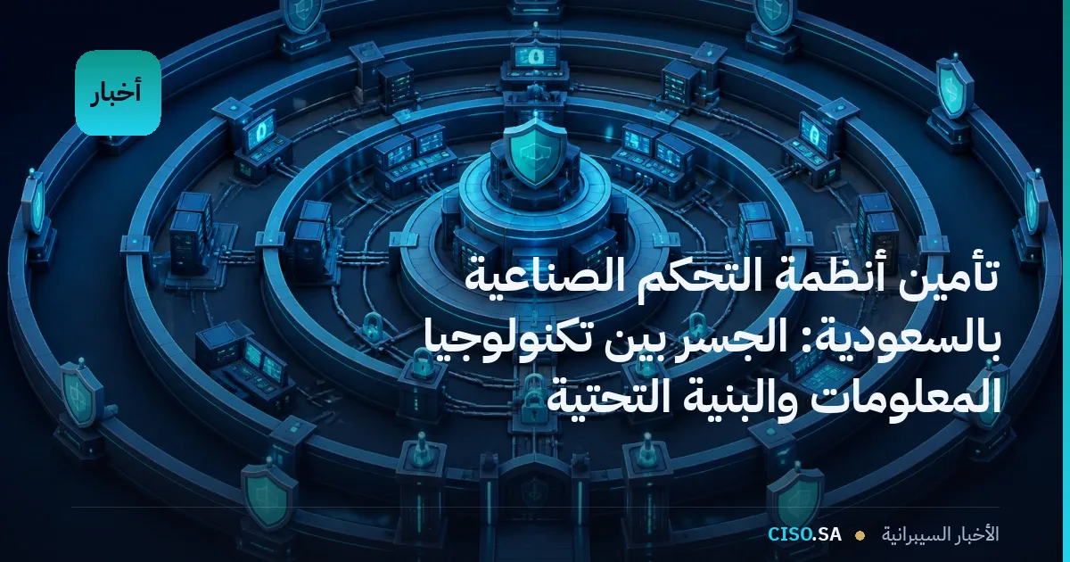 تأمين أنظمة التحكم الصناعية بالسعودية: الجسر بين تكنولوجيا المعلومات والبنية التحتية الحرجة