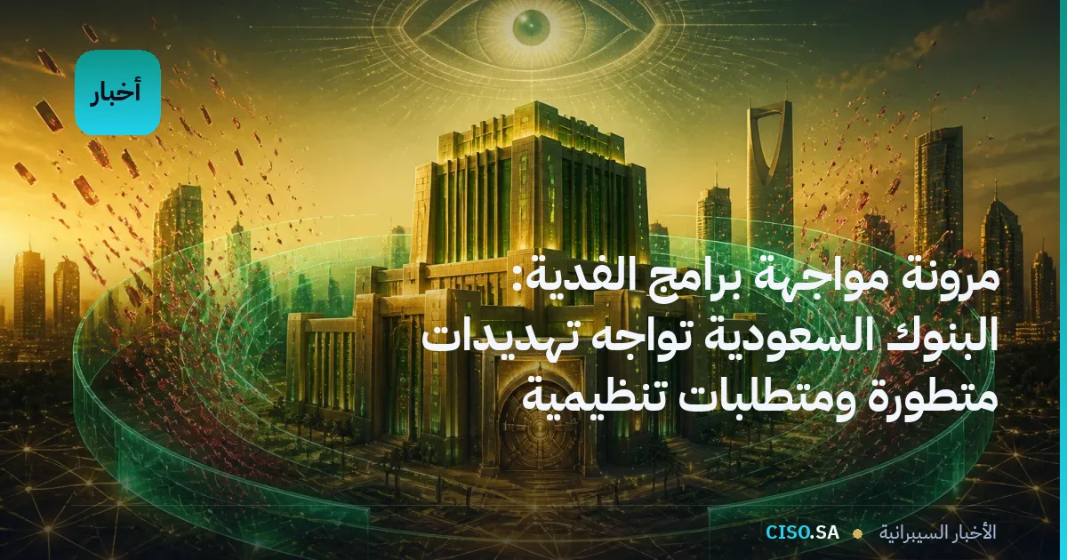 مرونة مواجهة برامج الفدية: البنوك السعودية تواجه تهديدات متطورة ومتطلبات تنظيمية