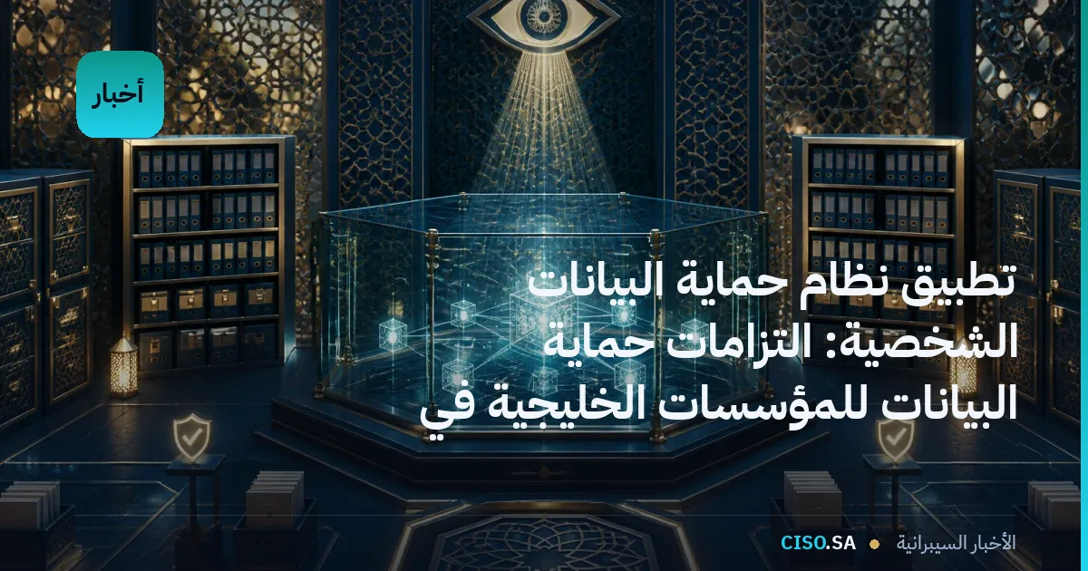 تطبيق نظام حماية البيانات الشخصية: التزامات حماية البيانات للمؤسسات الخليجية في 2026