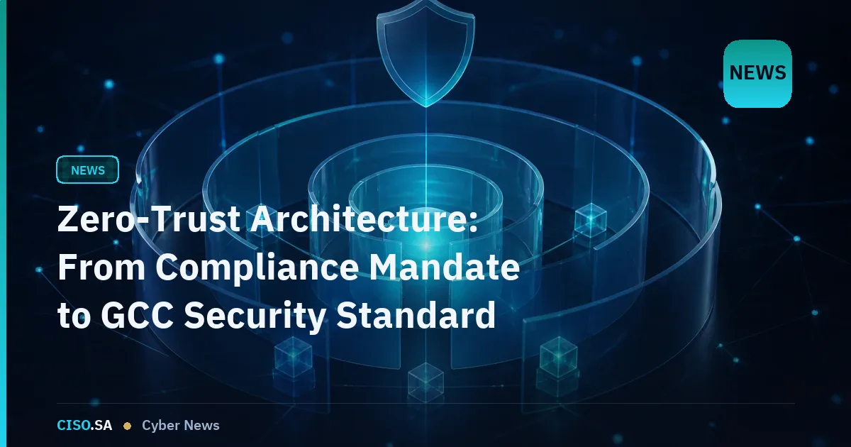 Zero-Trust Architecture: From Compliance Mandate to GCC Security Standard