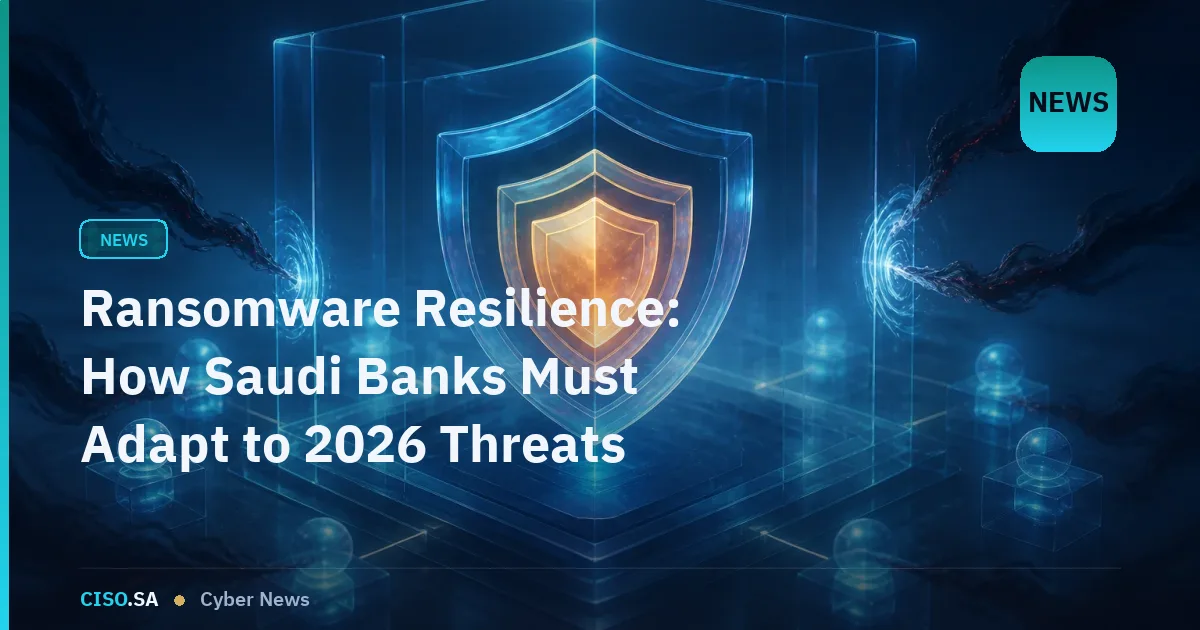 Ransomware Resilience: How Saudi Banks Must Adapt to 2026 Threats