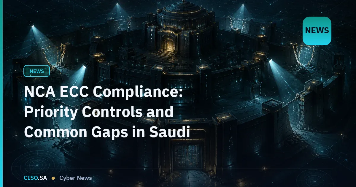 NCA ECC Compliance: Priority Controls and Common Gaps in Saudi Organisations