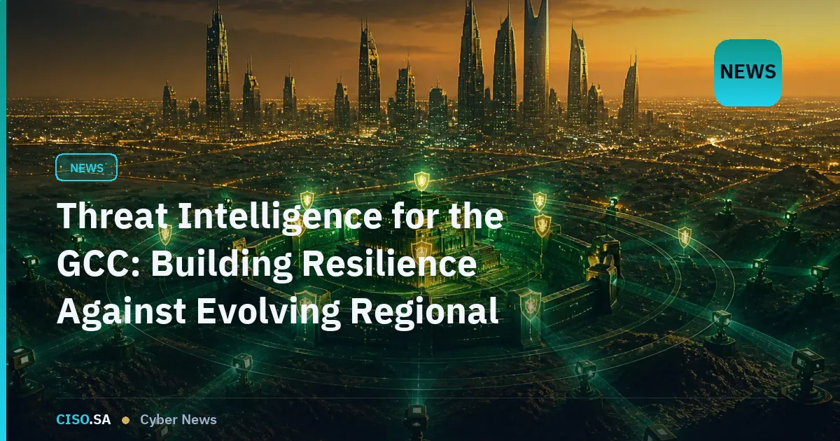 Threat Intelligence for the GCC: Building Resilience Against Evolving Regional Threats
