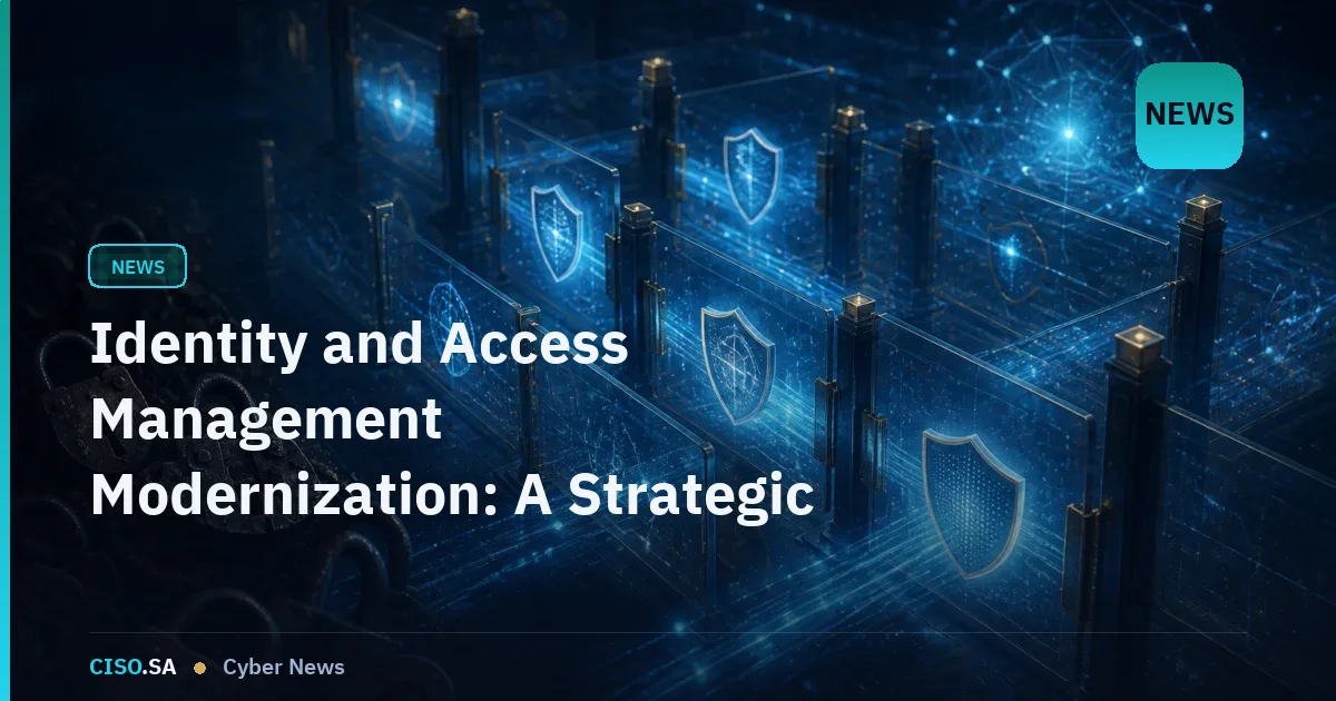 Identity and Access Management Modernization: A Strategic Imperative for Saudi Enterprises