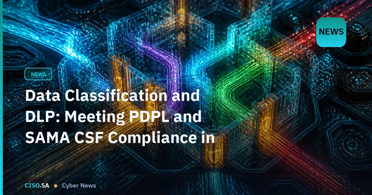 Data Classification and DLP: Meeting PDPL and SAMA CSF Compliance in 2026