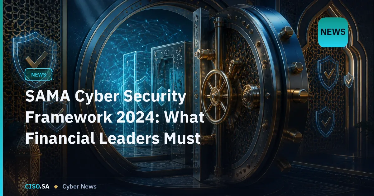 SAMA Cyber Security Framework 2024: What Financial Leaders Must Evidence Now