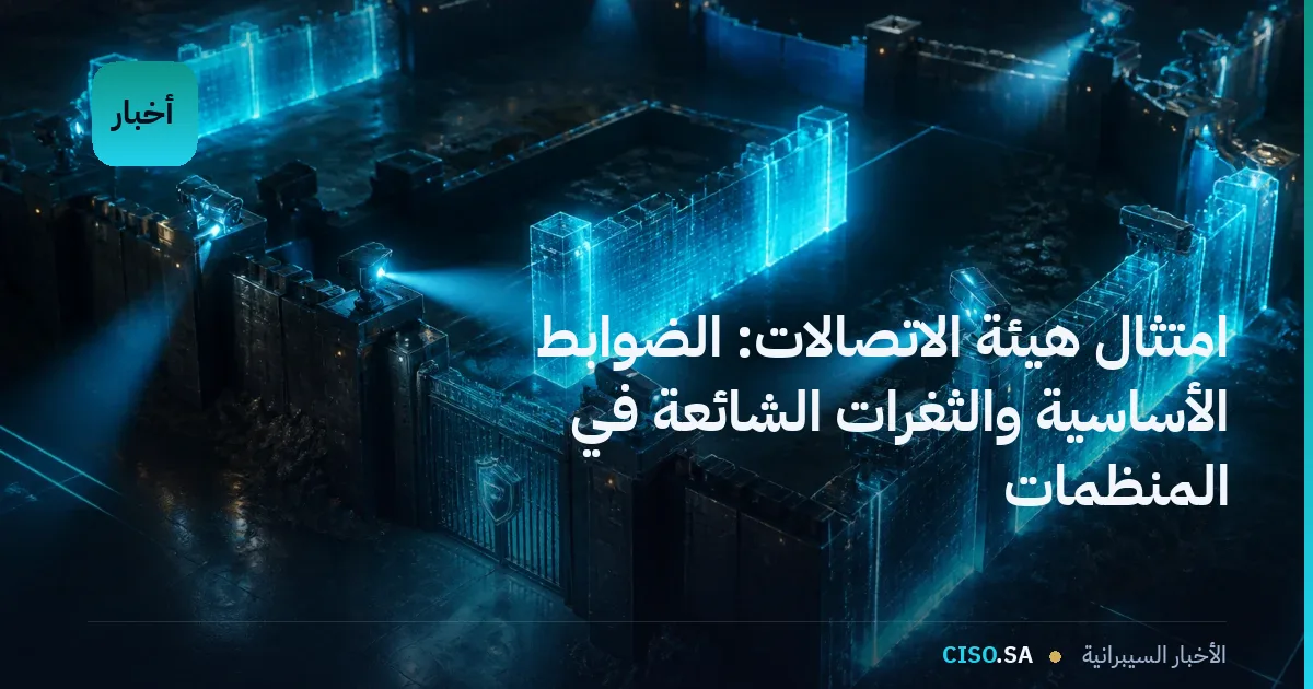 امتثال هيئة الاتصالات: الضوابط الأساسية والثغرات الشائعة في المنظمات
