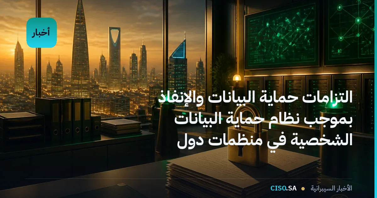 التزامات حماية البيانات والإنفاذ بموجب نظام حماية البيانات الشخصية في منظمات دول مجلس التعاون