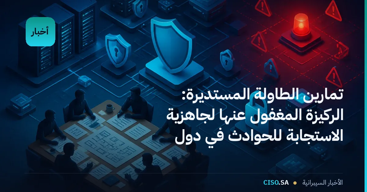 تمارين الطاولة المستديرة: الركيزة المغفول عنها لجاهزية الاستجابة للحوادث في دول الخليج