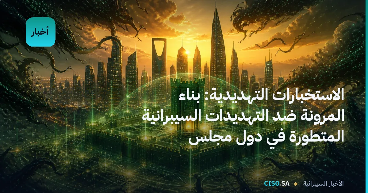 الاستخبارات التهديدية: بناء المرونة ضد التهديدات السيبرانية المتطورة في دول مجلس التعاون