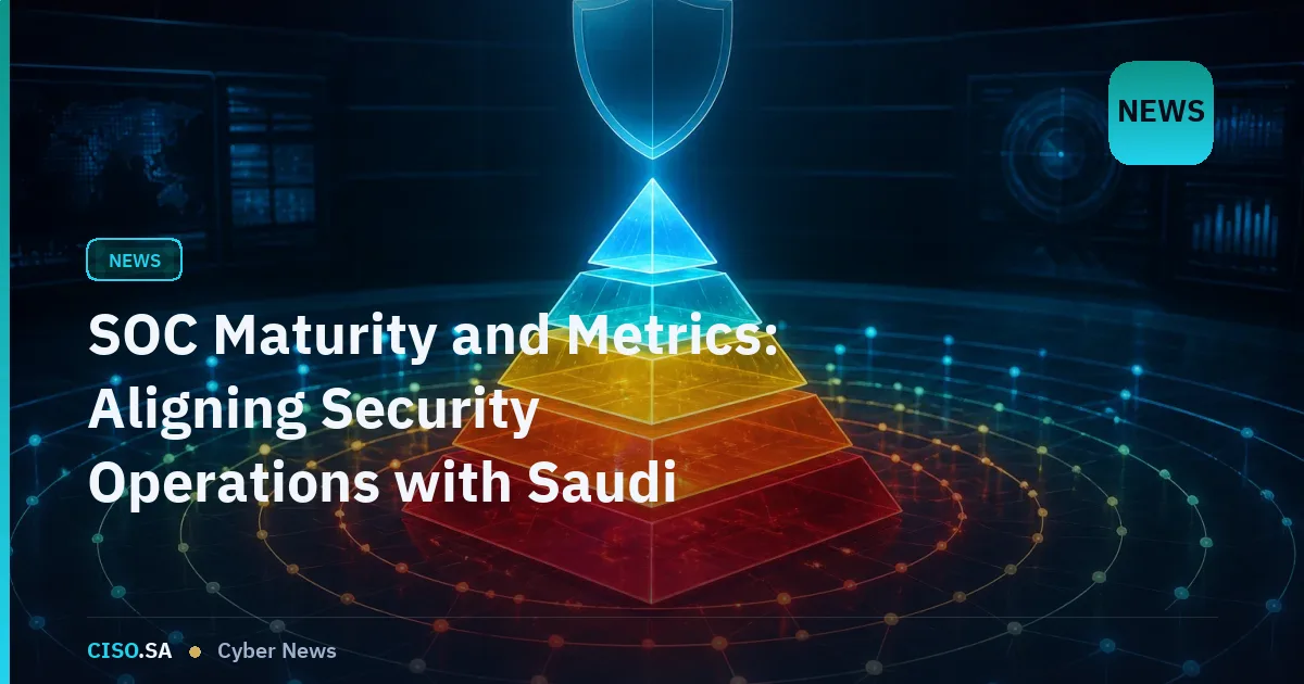 SOC Maturity and Metrics: Aligning Security Operations with Saudi Regulatory Expectations