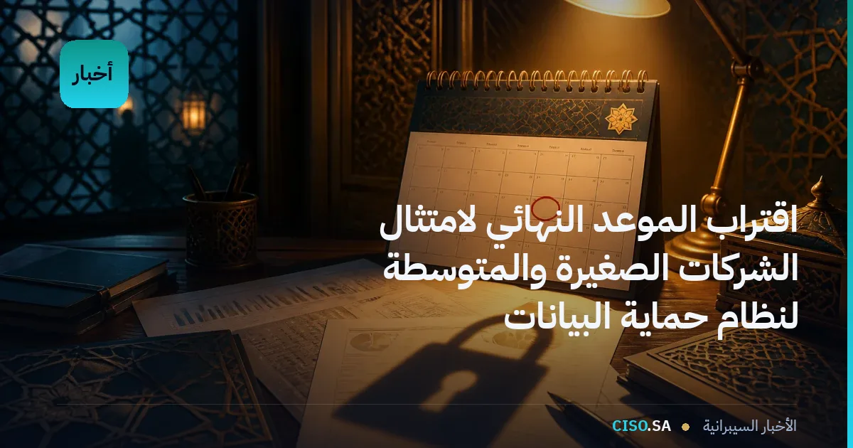 اقتراب الموعد النهائي لامتثال الشركات الصغيرة والمتوسطة لنظام حماية البيانات