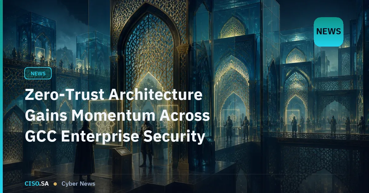 Zero-Trust Architecture Gains Momentum Across GCC Enterprise Security Programs
