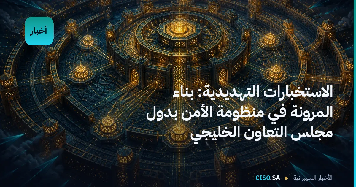 الاستخبارات التهديدية: بناء المرونة في منظومة الأمن بدول مجلس التعاون الخليجي