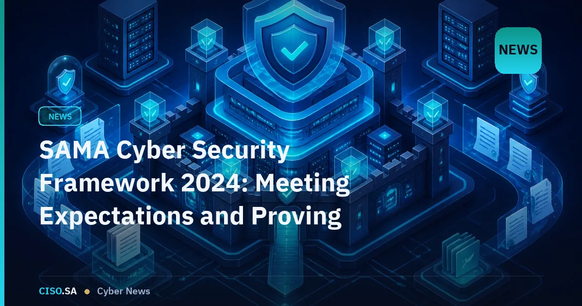 SAMA Cyber Security Framework 2024: Meeting Expectations and Proving Compliance