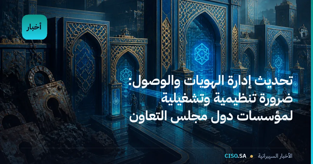 تحديث إدارة الهويات والوصول: ضرورة تنظيمية وتشغيلية لمؤسسات دول مجلس التعاون الخليجي