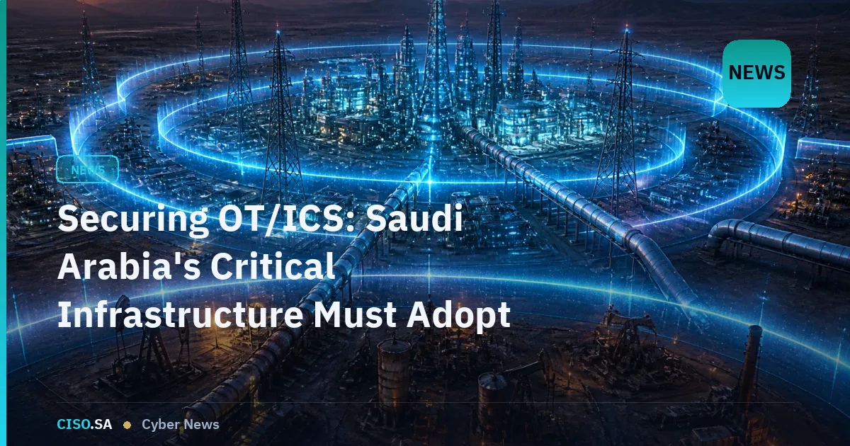 Securing OT/ICS: Saudi Arabia's Critical Infrastructure Must Adopt Convergence-Ready Defense