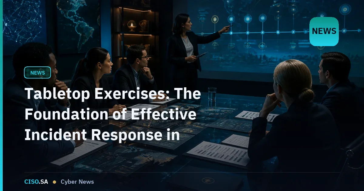Tabletop Exercises: The Foundation of Effective Incident Response in Saudi Arabia