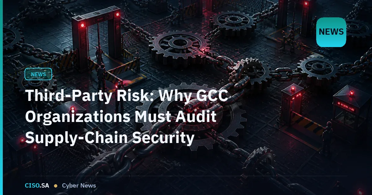 Third-Party Risk: Why GCC Organizations Must Audit Supply-Chain Security Now