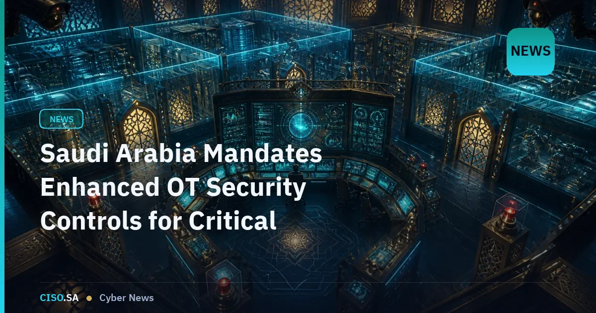 Saudi Arabia Mandates Enhanced OT Security Controls for Critical Infrastructure Under New NCA Directive