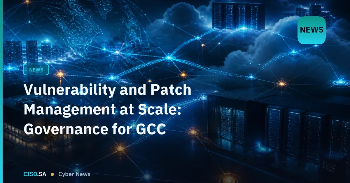 Vulnerability and Patch Management at Scale: Governance for GCC Enterprises