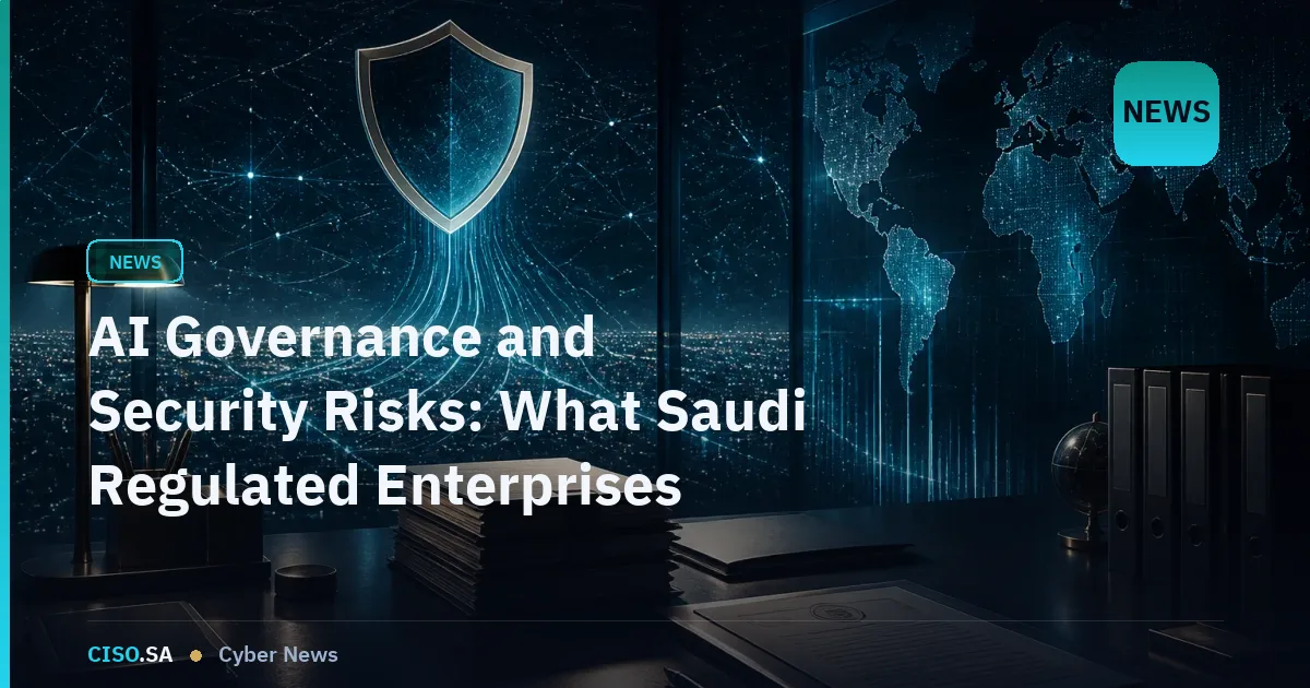 AI Governance and Security Risks: What Saudi Regulated Enterprises Must Know Now