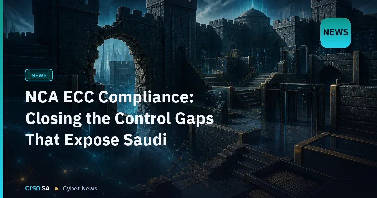 NCA ECC Compliance: Closing the Control Gaps That Expose Saudi Organizations