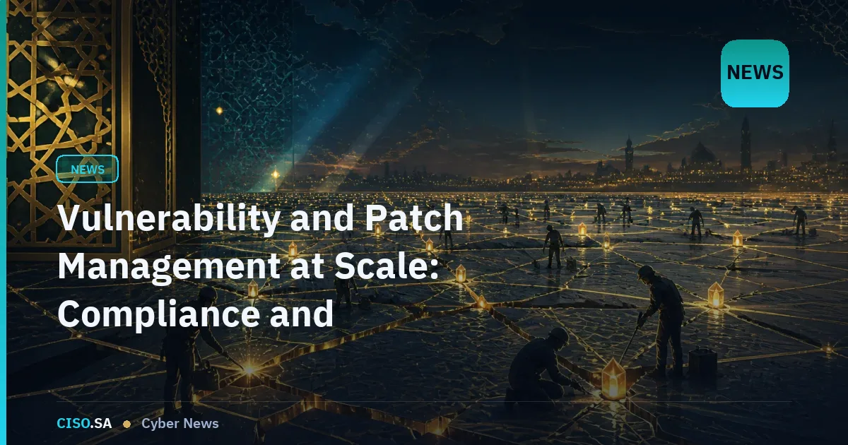 Vulnerability and Patch Management at Scale: Compliance and Operational Reality for GCC Enterprises