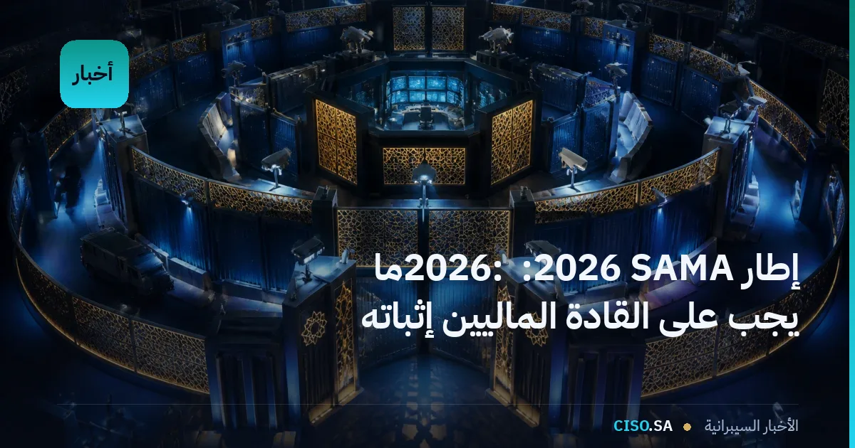 إطار SAMA للأمن السيبراني 2026: ما يجب على القادة الماليين إثباته