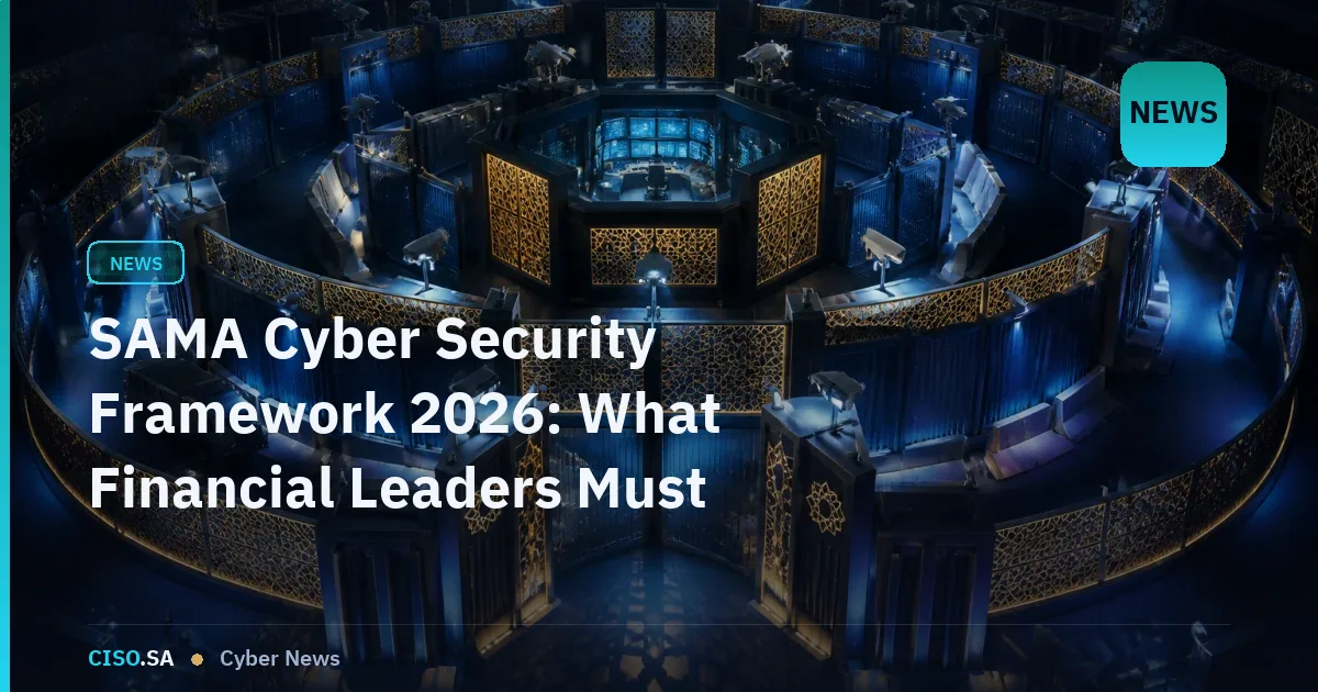 SAMA Cyber Security Framework 2026: What Financial Leaders Must Evidence