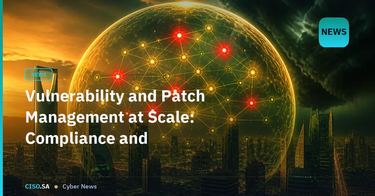 Vulnerability and Patch Management at Scale: Compliance and Operational Excellence in the GCC